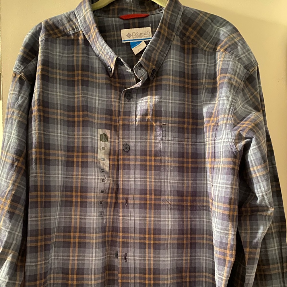 New Columbia long sleeve shirt XXL Nice